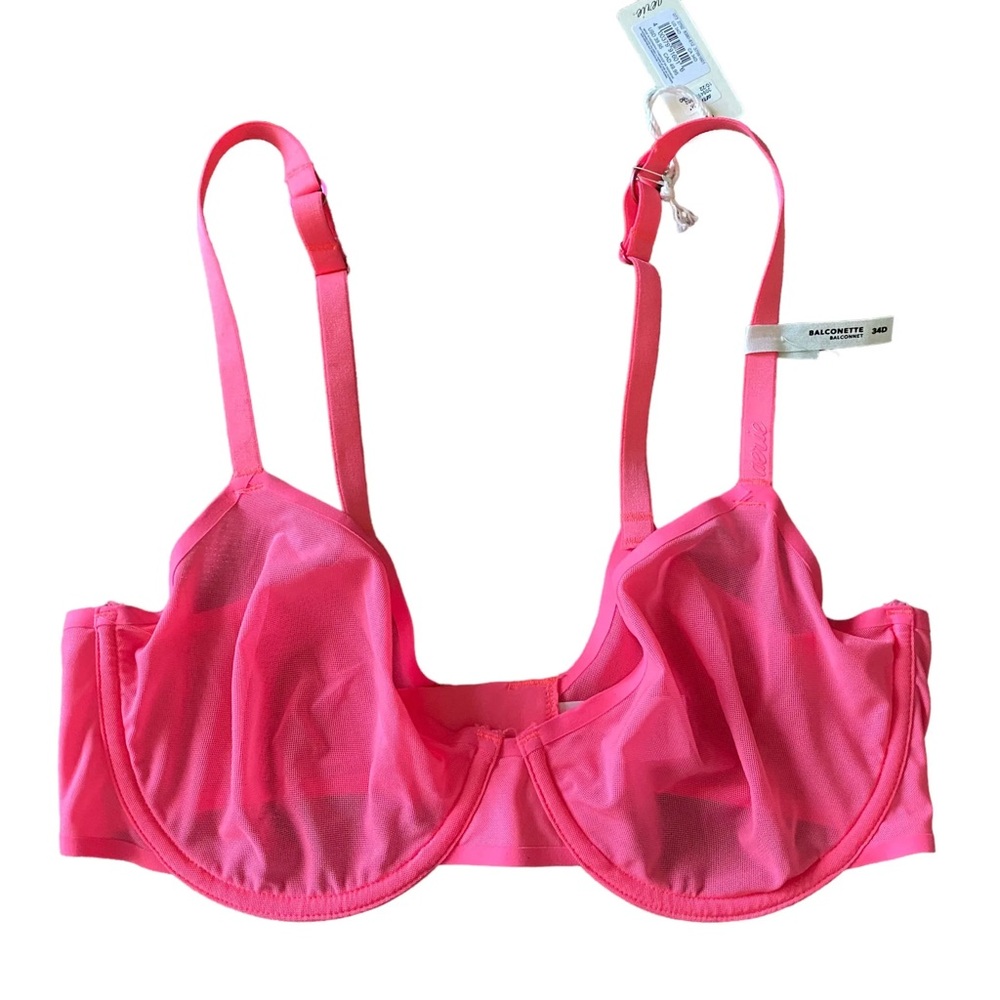 NWT Aerie Smoothez Unlined Balconette Bra Size 34D